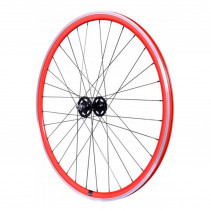 Roue route - fixie - piste p2r 30mm rouge avant