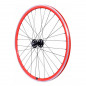 Roue route - fixie - piste p2r 30mm rouge avant