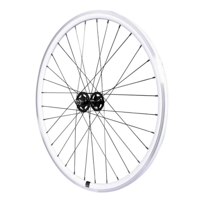 Roue route - fixie - piste p2r 30mm blanc avant
