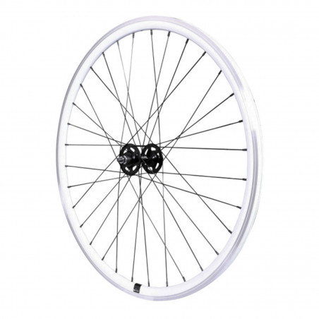 Roue route - fixie - piste p2r 30mm blanc avant