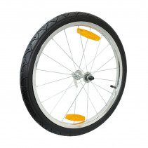 Roue remorque velo 20" rayon avec pneu   chambre