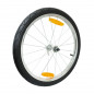 Roue remorque velo 20" rayon avec pneu   chambre
