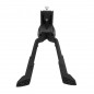BEQUILLE VELO DOUBLE CENTRALE NEWTON VTC-29" ALU NOIR (POIDS MAXI 60Kgs, PIED STABLE POUR VAE)