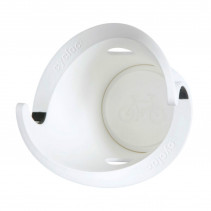 PRESENTOIR-SUPPORT 1 VELO CYCLOC SOLO MURAL BLANC (FIXATION PAR LE CADRE)