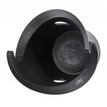 PRESENTOIR-SUPPORT 1 VELO CYCLOC SOLO MURAL NOIR  (FIXATION PAR LE CADRE)