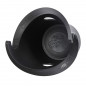 PRESENTOIR-SUPPORT 1 VELO CYCLOC SOLO MURAL NOIR  (FIXATION PAR LE CADRE)