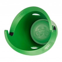 PRESENTOIR-SUPPORT 1 VELO CYCLOC SOLO MURAL VERT  (FIXATION PAR LE CADRE)