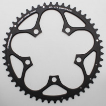 PLATEAU ROUTE 5BRA D.110 STRONGLIGHT 50DTS EXTERIEUR NOIR TYPE SHIMANO 9-10-11V.