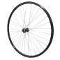 Roue vtc 700x35 disc avant m820 alu noir moy Shimano m3050 centerlock rayon inox