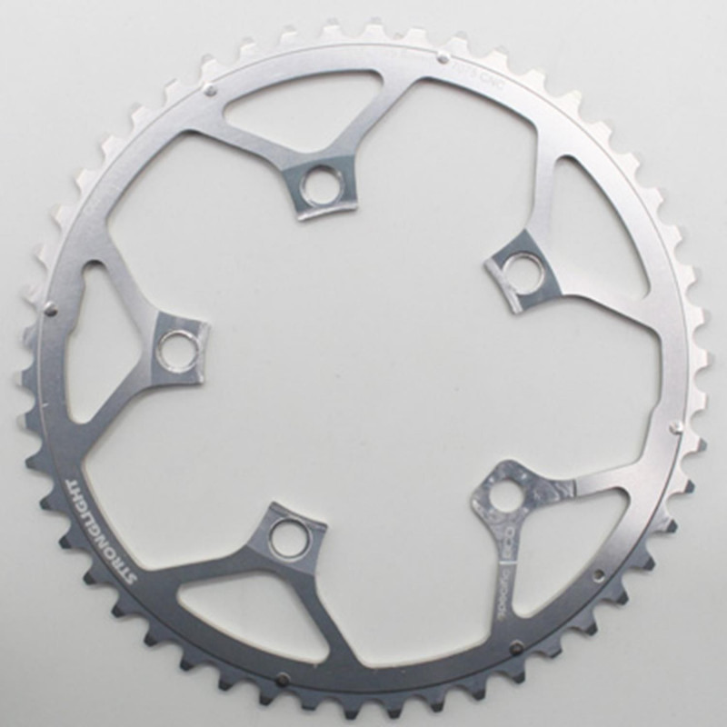 PLATEAU ROUTE 5BRA D.110 STRONGLIGHT ULTRA TORQUE  50DTS EXTERIEUR CAMPA ARGENT ALU 7075