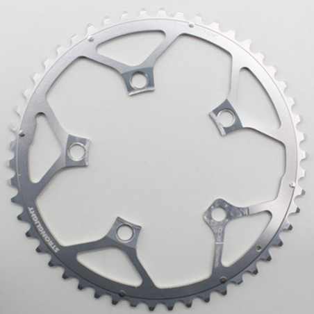 PLATEAU ROUTE 5BRA D.110 STRONGLIGHT ULTRA TORQUE  50DTS EXTERIEUR CAMPA ARGENT ALU 7075