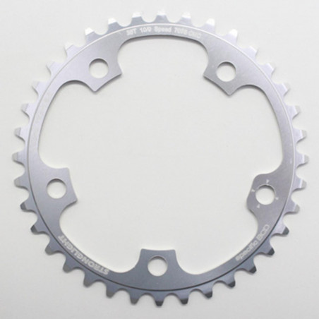 PLATEAU ROUTE 5BRA D.110 STRONGLIGHT ULTRA TORQUE  36DTS INTERIEUR CAMPA ARGENT ALU 7075  10V.