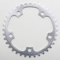 PLATEAU ROUTE 5BRA D.110 STRONGLIGHT ULTRA TORQUE  36DTS INTERIEUR CAMPA ARGENT ALU 7075  10V.