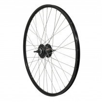 Roue vtc 700x35 arriere er20 alu noir double paroi moy nexus 7v disc centerlock 36 rayons inox