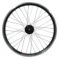 Roue vtt 20" arriere kargo disc vae-e-bike alu noire double paroi moyeu Shimano m475 disc 6 trous cassette 10-9-8v. (renforce)