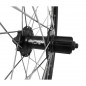 Roue vtt 20" arriere kargo disc vae-e-bike alu noire double paroi moyeu Shimano m475 disc 6 trous cassette 10-9-8v. (renforce)
