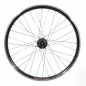 Roue vtt 24" avant kargo disc vae-e-bike alu double paroi moyeu Shimano m475 disc 6 trous noire blocage (renforce) rayon inox