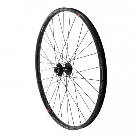 Roue vtt 29" maxx 25 disc avant noir moy Shimano m475 disc (compatible tubeless et tubetype) compatible vae - all terrain