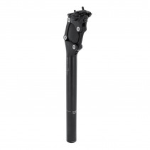 TIGE DE SELLE ROUTE-VTT ERGOTEC PARALLELOGRAMME ALU NOIRE DIAM. 27,2  L350mm (HOMOLOGUE NIVEAU 5)