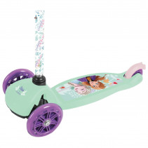 TROTTINETTE DISNEY 3 ROUES FROZEN PASTEL ACIER PLIABLE ET REGLABLE AVEC FREIN ROUE ARRIERE