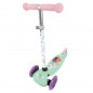 TROTTINETTE DISNEY 3 ROUES FROZEN PASTEL ACIER PLIABLE ET REGLABLE AVEC FREIN ROUE ARRIERE