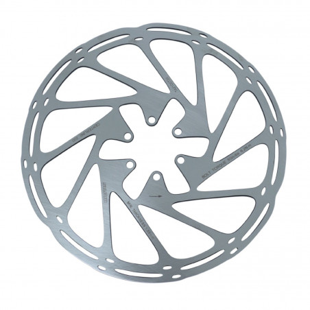 Disque de frein vtt 6 trous Sram centerline 200mm argent