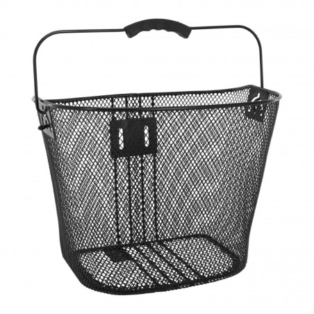PANIER AVANT ACIER NID ABEILLE P2R NOIR  (26x24x26 cm)  -VENDU AVEC FIXATION POTENCE PLONGEUR