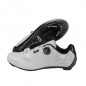 CHAUSSURE ROUTE GES ROADSTER2 BLANC T39 FIXATION BOA-VELCRO COMPATIBLE LOOK-SHIMANO (PAIRE)