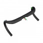 CINTRE ROUTE DEDA SUPERZERO DCR ALU NOIR 31,8 L 46 EXTERIEUR (PASSAGE CABLE INTERIEUR)