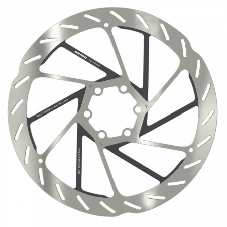 Disque de frein vtt 6 trous Sram hs2 180mm argent (bord arrondi)