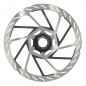 Disque de frein vtt centerlock Sram hs2 220mm argent (bord arrondi)