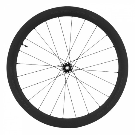 Roue route 700 Shimano ultegra r8170-c50 disc centerlock axe traversant 12-148mm arriere 12-11-10v.  noir (hauteur jante 50mm)