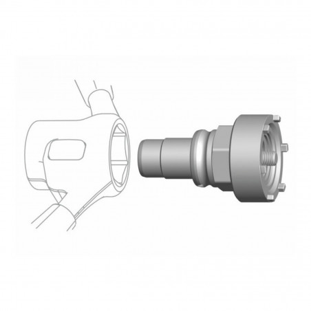 OUTIL PRO DEMONTE ECROU CYCLUS POUR VAE CONTINENTAL 48V REVOLUTION COMPATIBLE AVEC L'OUTIL SNAP.IN 179967 OU CLE 32mm
