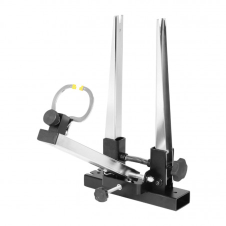 OUTIL DEVOILEUR - CENTREUR DE ROUE CYCLUS POUR ROUE 24 A 29" REGLABLE EN HAUTEUR ET LARGEUR