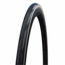 Pneu route 700 x 30 Schwalbe pro one super race noir-beige tubeless - tubetype (30-622) renfort v-guard addix compatible giant