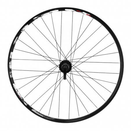 Roue vtt 29" karma disc arriere noir double paroi moyeu 6trous pour cassette Shimano-Sram 11-10-9-8v.  - 21mm inter et 27mm