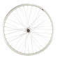 Roue vtt 26" ar blocage jante argent mach1 er10 moy.miche v-brake a visser 5/6/7v 36t
