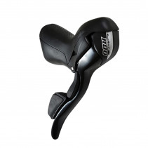LEVIER/MANETTE ROUTE  8V. SUNRACE R81 COMPATIBLE SHIMANO DOUBLE NOIR (PR)