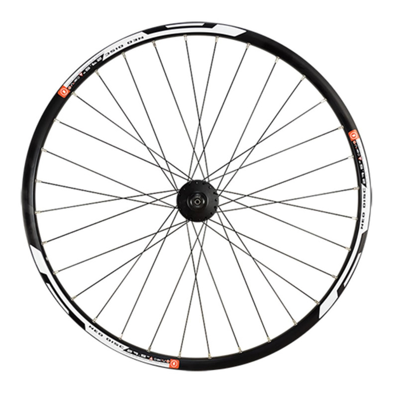 Roue vtt 27.5" av blocage jante noir mach1 neo. moy. Shimano m475 disque 6t.noir