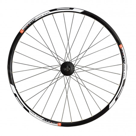Roue vtt 27.5" av blocage jante noir mach1 neo. moy. Shimano m475 disque 6t.noir