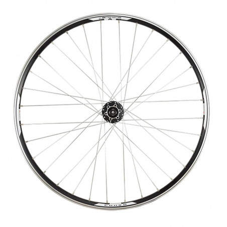 Roue vtt 29" av blocage jante noir mach1 combo. moy. Shimano. m475 v-brake/disque 6t.