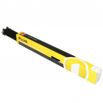 RAYON INOX NOIR 2mm L 300mm AVEC ECROU (BOITE DE 100)