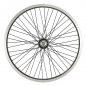 Roue bmx 20" ar ecrou axe plein jante noir as7x. moyeu axe 10mm monovitesse 48t