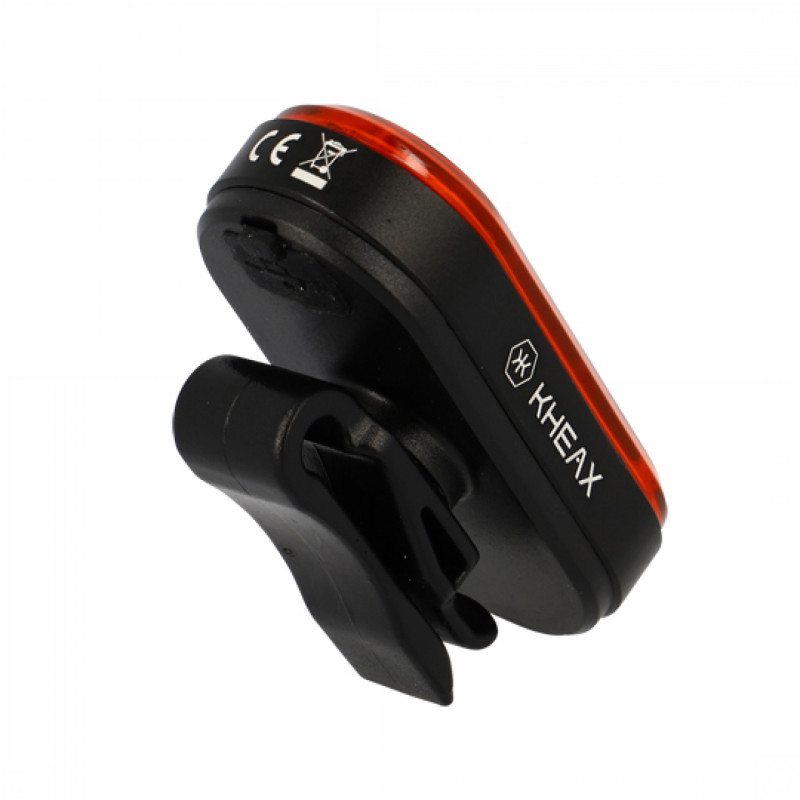 ECLAIRAGE VELO RECHARG.USB AR KHEAX TUBAN 50 LUMENS (FIXATION TIGE DE SELLE)