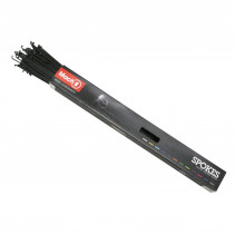 RAYON INOX NOIR 2mm L 262mm AVEC ECROU (BOITE DE 100)