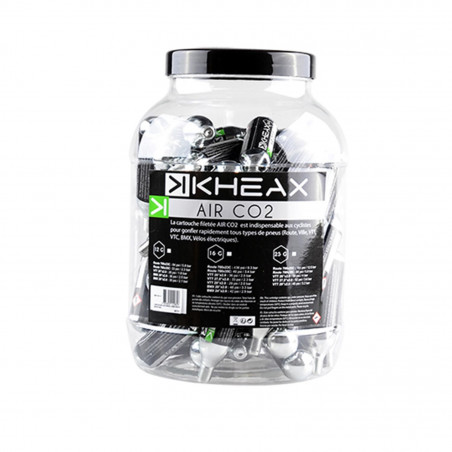 CARTOUCHE CO2 KHEAX 16GR FILETE (BOITE X40)