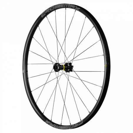 Roue vtt 29" mavic crossmax boost avant axe traversant 15-110 disc centerlock tubeless ready jante 622-25