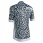 MAILLOT GIST HOMME PAINT MANCHES COURTES ZIP TOTAL NOIR-BLANC  M    -5344