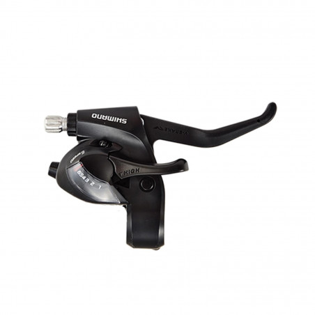 LEVIER/MANETTE VTT 6V. SHIMANO DROIT STEF41 V-BRAKE NOIR 2 DOIGTS