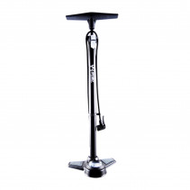 Pompe a pied optimiz acier noir mano 11 bars double tete plastique vs/vp